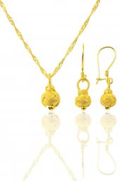 Gümüş altın yaldızlı kazaziye top modeli ikili set - 1