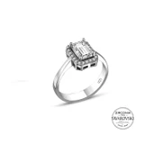 Gümüş Swarovski baget taşlı pırlanta modeli üçlü set SGTL20519SETA thumbnail 2