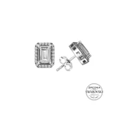 Gümüş Swarovski baget taşlı pırlanta modeli üçlü set SGTL20519SETA thumbnail 3