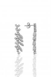 Gümüş rodyumlu pırlanta modeli  sultan  gümüş takım. thumbnail 4