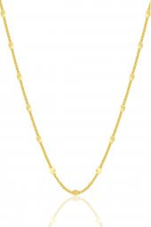 Gümüş altın yaldızlı pullu gurmet kolye bileklik seti thumbnail 2