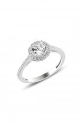 Gümüş rodyumlu zirkon taşlı yuvarlak üçlü set SGTL10763RODAJ thumbnail 3