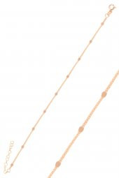 Gümüş rose pullu gurmet kolye bileklik seti thumbnail 3