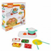 Crafy Oyun Hamur Setİ Sevimli Mutfak Hamurlu 200 GR 10 Parça S02002010 - 1