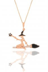 Gümüş rose zirkon taşlı eye kombin küpe - 1