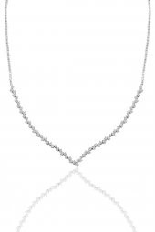 Gümüş beyaz altın rodyumlu pırlanta modeli zirkon taşlı su yolu gümüş takım. - 2