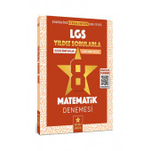 Yıldız Sorular Yayınları 8. Sınıf LGS Matematik 8 Deneme - 1