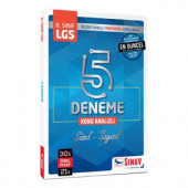 Sınav Yayınları 8. Sınıf LGS 2021 Konu Analizli 5 Deneme - 1