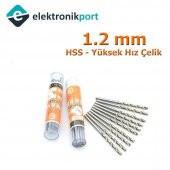 Matkap Ucu 1,2mm (HSS Yüksek Hız Çelik) - 1