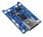 TP4056 Type-C 1S 3.7V LiPo, Li-ion Pil Şarj Devresi: - 1