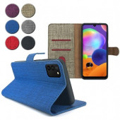 Samsung Galaxy A03s Kılıf FitCase Fabric Kapaklı Cüzdanlı - 2