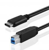 USB 3.1 Type-C - 3.0 Printer Kablosu 50 cm - 1