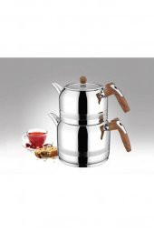 Kahramanlar Yağmur Orta Boy Ahşap Çaydanlık - 2