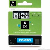 DYMO D1 Şeffaf/Siyah Yedek Şerit 9mm x 7mt (40910) - 1