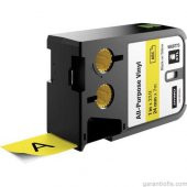 DYMO 1868773 XTL 24mm x 7metre Sarı/Siyah Vinil Etiket - 1