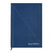 Kasa Defteri Lacivert 17x24 368 Yaprak 1 Adet Artlantis Hesap Defteri 17*24 368 Yaprak 1 Adet - 1