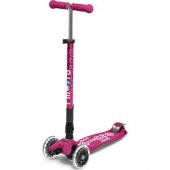 Maxi Micro Deluxe Katlanabilir Dut Kırmızı Ledli Scooter - 1