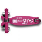 Maxi Micro Deluxe Katlanabilir Dut Kırmızı Ledli Scooter - 3