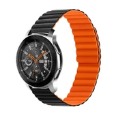 Galaxy Watch Active 2 40mm Uyumlu KRD-52 Çift Renk Dizayn Mıknatıslı Kordon - 6