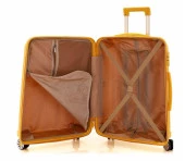 Kırılmaz Valiz Sarı Polipropilen Gövdeli 8683255010936 - 5