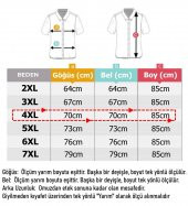 Erkek Büyük Beden Battal Boy Likralı Kısa Kol Gömlek - 5