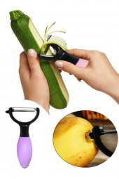 SPRENDA Soyacak Silikon Saplı Tombul Çelik Lazer Kesim Julien Meyve Sebze Soyacağı - 1