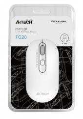 A4 Tech Fg20 Beyaz Nano Kablosuz Optik 2000 Dpi Mouse - 2