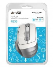 A4 Tech Fb35 Beyaz Bluetooth+2.4G Nano Kablosuz Optik 2000 Dpi Mouse - 2