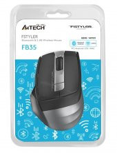 A4 Tech Fb35 Gri Bluetooth+2.4G Nano Kablosuz Optik 2000 Dpi Mouse thumbnail 2