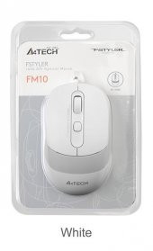 A4 Tech Fm10 Usb Fstyler Beyaz Optik 1600 Dpı Mouse - 1