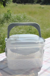 Piknik Seti Katlı Gri 32 Parça - 1