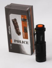 Polıce Pc-11 Pilli El Feneri (Power Led + Zoom) Kalem Pille Çalışır - 1