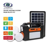 Everton Rt-672 Bluetooth Fm-Usb-Tf-Aux Şarjlı Solar Nostaljik Radyo thumbnail 1