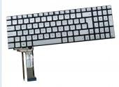 Asus GL752VW Notebook Klavyesi (Gümüş Gri Silver TR) ışıklı - 2