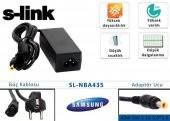 S-link SL-NBA435 40w 19v 2.1a 5.0-3.0 Samsung Notebook Standart Adaptörü - 1