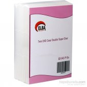 Elba QD-342.7F-SU 2li Parlak Şeffaf 7mm Dvd Kutusu 10 Adet - 1