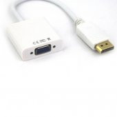 Vcom CG603-0.15 Beyaz Display Port Erkek To Vga Dişi Dönüştürücü - 1
