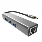 Vcom DH311A Type-C To USB3.0-3+RJ45 Çoklayıcı thumbnail 2