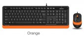 A4 Tech F1010 Q Usb Turuncu Fn-Mm Klv+Optik Mouse Set thumbnail 2