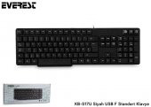 Everest Kb-517Uf Siyah Usb F Standart Klavye - 1