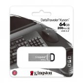 Kingston Dtkn-64Gb 64Gb Datatraveler Kyson 200Mb-S Metal Usb 3.2 Gen 1 Flash Bellek - 2
