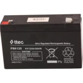 Ttec 6V 12Ah Bakımsız Kuru Akü - 1