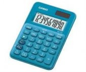 Casio MS-7UC-BU 10 Hane Mavi Masa Üstü Hesap Makinesi - 1