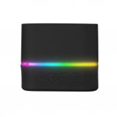 Mikado MD-18BT Siyah DC 5V-USB TF Kartlı Bluetoothlu Led Işklı Şarjlı Speaker - 3