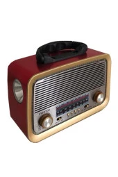 Everton RT-301 Bluetooth-USB-SD-FM Şarjlı  Nostaljik Radyo El Fenerli thumbnail 2