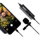 Snopy SN-100M Siyah Akıllı Telefon Ve Youtuber Yaka Mikrofonu - 3