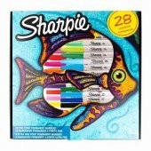 Sharpie Markör Permanent Fine 28 Li Balık 2061125 - 1