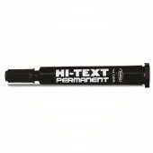 Hi-Text Markör Permanent Yuvarlak Uçlu Siyah 830PB - 1