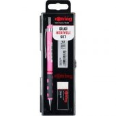 Rotring Okul Seti Versatil+Min Silgi Hediyeli 0.5 MM Fosforlu Pembe RO-KK07-05FP - 1