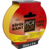 Picador Çift Taraflı Bant Köpük Rulo Askılı 38x5 Mt 4301 - 1
